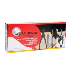 Werkzeugset Für Die Bonsaipflege, 5-teilig, Mit Aufbewahrungstasche -Die grüne Ecke 0220401215 Werkzeugetui Scheren Kralle Zange Pinzette Staebchen