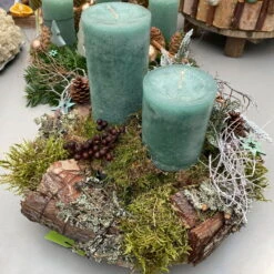 Waldmoos In Der Holzkiste, Ca. 25x13x7 Cm, 4er-Set -Die grüne Ecke 066110 Moose Anwendungsbeispiele 6 100797