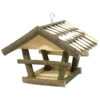 Vogelhaus Mit Erlendach, 38 X 32 X 26 – 29 Cm Zum Aufhängen 2 Vogelhaus Mit Erlendach, 38 X 32 X 26 – 29 Cm Zum Aufhängen -Die grüne Ecke 0910101119 Vogelhaus mit Erlendach Birkenholz 38x32x26 29cm 55262