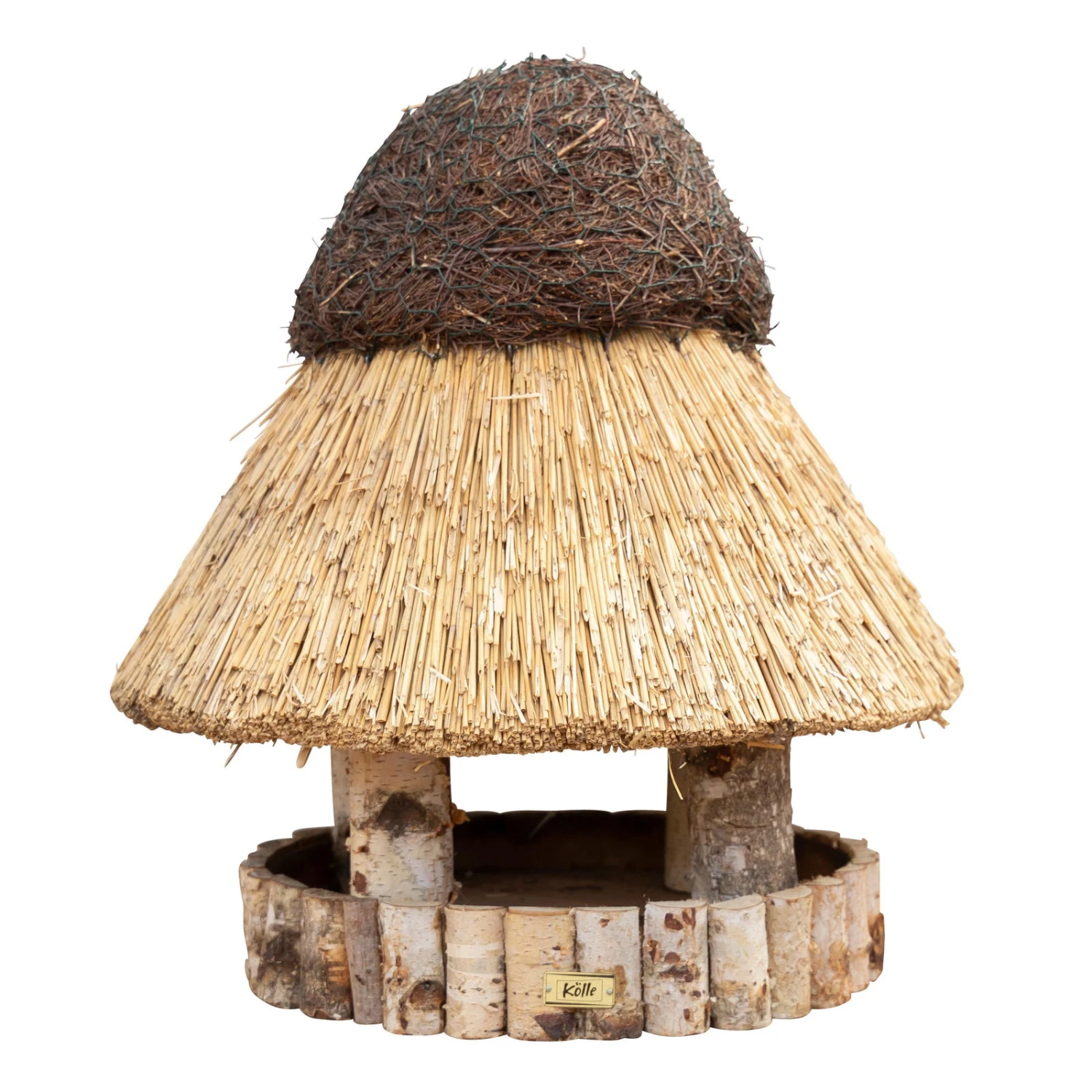 Kölle Vogelhaus „Föhr“ Klein Mit Reetdach, Birke Natur, 68 Cm Hoch 3 Kölle Vogelhaus „Föhr“ Klein Mit Reetdach, Birke Natur, 68 Cm Hoch