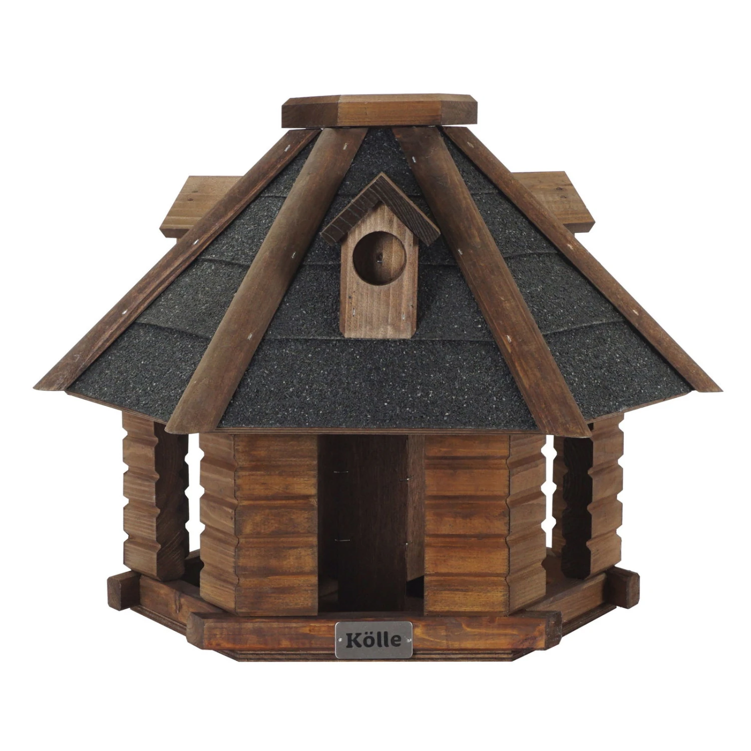 Vogelfutterhaus, Walnussbraun, 45 X 34 Cm 3 Vogelfutterhaus, Walnussbraun, 45 X 34 Cm
