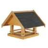 Vogelfutterhaus, Natur, Kiefernholz, 57 X 51 X H 45 Cm -Die grüne Ecke 0910101516 Grosses Vogelfutterhaus aus Kiefernholz gebeizt 110460