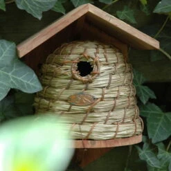 Nistkasten In Bienenkorb-Form 5 Nistkasten In Bienenkorb-Form -Die grüne Ecke 0910150112 Bienenkorb Nistkasten 17 5x17x26cm web 42856