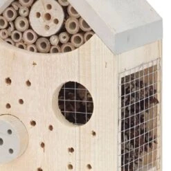 Insektenhotel, Kieferholz, Natur, Geflammt, 18 X 15 X 27 Cm 5 Insektenhotel, Kieferholz, Natur, Geflammt, 18 X 15 X 27 Cm -Die grüne Ecke 0910160182 Insektenhotel Kiefer natur L zoom 117862