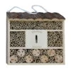 Insektenhotel 'Borke', Natur, Holz, Bambus, 29 X 10,5 X 31,5 Cm, 2,17 Kg -Die grüne Ecke 0910160219 Insektenhotel Borke 1 113359