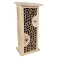 Insektenhotel, Natur, Nadelholz, 11 X 8,2 X 25,7 Cm -Die grüne Ecke 0910160225 insektenhotel 1 124164
