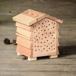 Insektenhotel 'Bienenstock', Natur, Ø 19 X 25 Cm -Die grüne Ecke 0910160226 Insektenhotel Bienenstock 19x19 xH25cm 4 116262