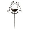 Vogeltränke Am Stab, Braun, Höhe Ca. 157 Cm -Die grüne Ecke 0910170096 Vogeltraenke a Stab braun H 157cm Eisen 118942