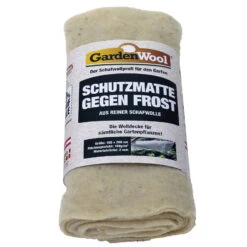 Winterschutzmatte Naturweiss, Faserlänge: Ø45 Mm, 100 % Schafwolle -Die grüne Ecke 0910250235 Winterschutzmatte naturweiss 100x200cm 55325