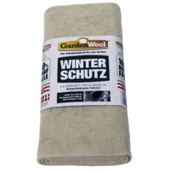 Winterschutzmatte Naturweiss, Faserlänge: Ø45 Mm, 100 % Schafwolle -Die grüne Ecke 0910250239 Winterschutzmatte naturweiss 50x200cm 55321