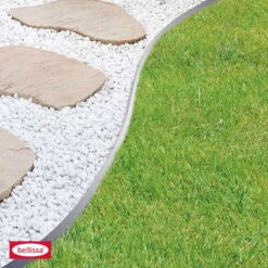 Rasenkante, Silber, Stahl, 118 X 19,5 Cm -Die grüne Ecke 0910301041 Rasenkante Metall verzinkt 5 109346