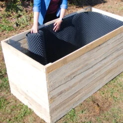 Noppenfolie Für Hochbeet, Schwarz, 0,9 X 650 Cm 5 Noppenfolie Für Hochbeet, Schwarz, 0,9 X 650 Cm -Die grüne Ecke 0910301340 Hochbeet Noppenfolie 2 119023