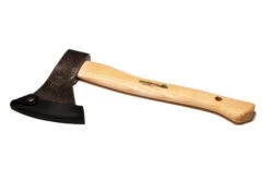 Krumpholz Handbeil Mit Zubehör, Gewicht 800g -Die grüne Ecke 0920100929 Handbeil mit Lederschneidenschutz Eschen Kuhfu Stiel 27315