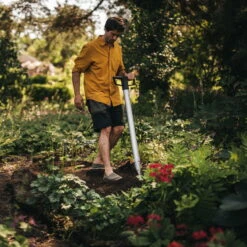 Blumenzwiebel-Pflanzer Xact, Schwarz/orange, Ca. 105 X 30 X 31 Cm -Die grüne Ecke 0920101167 xact blumenzwiebel pflanzer 2 118043
