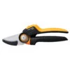 Fiskars Schere 'Xseries PowerGear', Schwarz/orange -Die grüne Ecke 0920300705 Xseries PowerGear Amboss Gartenschere 1 106795
