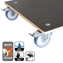 Multi Roller Maxi GRIP, 300 Kg Tragkraft, Holz, Ca. 58 X 58 X 15 Cm 12 Multi Roller Maxi GRIP, 300 Kg Tragkraft, Holz, Ca. 58 X 58 X 15 Cm -Die grüne Ecke 0920600405 multi roller maxi grip eckig 5 116646