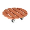 Wagner Multi Pflanzenroller Aus WPC, Terracotta, Ø Ca. 29 Cm -Die grüne Ecke 0920600435 MultiRoller WPC rund terracotta D29cm 4AP TK100Kg 38836