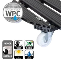 Multi Roller WPC, 120 Kg Tragkraft, Ca. 50 X 50 X 11 Cm -Die grüne Ecke 0920600471 multi roller wpc anthrazit 5 116663