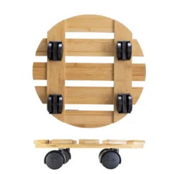 Multi Roller Bambus, 100 Kg Tragkraft, Ø 29 Cm -Die grüne Ecke 0920600474 multi roller bambus hell 1 116673