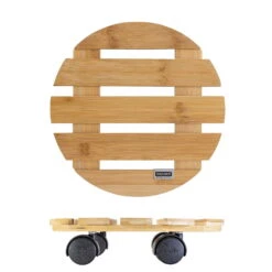 Multi Roller Bambus, 100 Kg Tragkraft, Ø 29 Cm -Die grüne Ecke 0920600474 multi roller bambus hell 6 116668