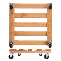 Multi Roller, Tragkraft 120 Kg, Hellbraun, Ca. 10 X 38 X 38 Cm -Die grüne Ecke 0920600514multi roller kiefer kastanie 1 116715