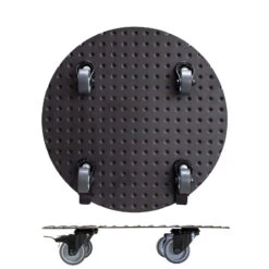 Pflanzenroller 'Alaska', Tragkraft 150 Kg, Anthrazit, Alu, 7 X 38 X 38 Cm -Die grüne Ecke 0920600519 pflanzenroller alaska 1 116739