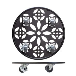 Pflanzenroller GH0936/0937, Tragkraft 100 Kg, Schwarz, Ø 30 Cm -Die grüne Ecke 0920600520 pflanzenroller 1 116745