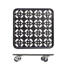 Pflanzenroller GH0936/0937, Tragkraft 80 Kg, Schwarz, Ø 30 Cm -Die grüne Ecke 0920600521 pflanzenroller 6 116746