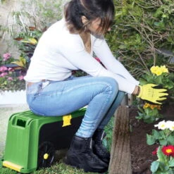 Gartenhocker 'Roll’n‘Kneel', Tragkraft 100 Kg -Die grüne Ecke 0920600538 Roll N Kneel 4in1 Gartenhocker TK 100kg 1 118897