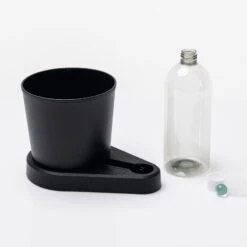 Kräuterheld, Schwarz, PP/PET, 14 X 14 X 22 Cm -Die grüne Ecke 0930101632 Kraeuterheld schwarz1 116323