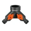 2-Wege-Wasserventil, Gardena, 1/2" - 5/8", 21 Mm Wasserhahn, Gewinde 26,5 Mm -Die grüne Ecke 0930200098 Gardena 2 Wege Ventil fuer 26 5mm 34 Gewinde 61647
