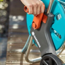 Schlauchwagen AquaRoll S, Gardena, Schlauchlängen Bis 15 M -Die grüne Ecke 0930200441 Schlauchwagen Aqua Roll S Set kpl mit 20m Schlauch und Systemteilen 2 61599