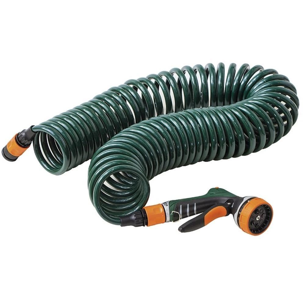 Spiralschlauchset Mit Multifunktionsbrause 10 M 3 Spiralschlauchset Mit Multifunktionsbrause 10 M