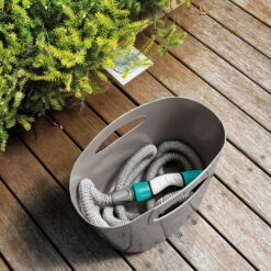 Aquapop Mit Selbstaufdehnbarem Schlauch, 5-15m, Braun, Kunststoff / Polyester -Die grüne Ecke 0930200478 Aquapop mit 5 15m selbstdehnbarem Schlauch braun 5 58935