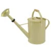 Zinkgießkanne Mit Holzgriff Und Messingbrause, Creme -Die grüne Ecke 0930401368 0930401369 Koelle Zinkgiesskanne mit Holzgriff Messingbrause creme