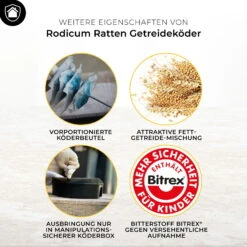 Protect Home Ratten-Getreideköder -Die grüne Ecke 0950300942 Protect Home Ratten Getreidekoeder 400g 3 107268
