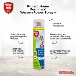 Protect Home Wespen-Powerspray, 600 Ml -Die grüne Ecke 0950300982 Wespen Powerspray 600ml 1 107289