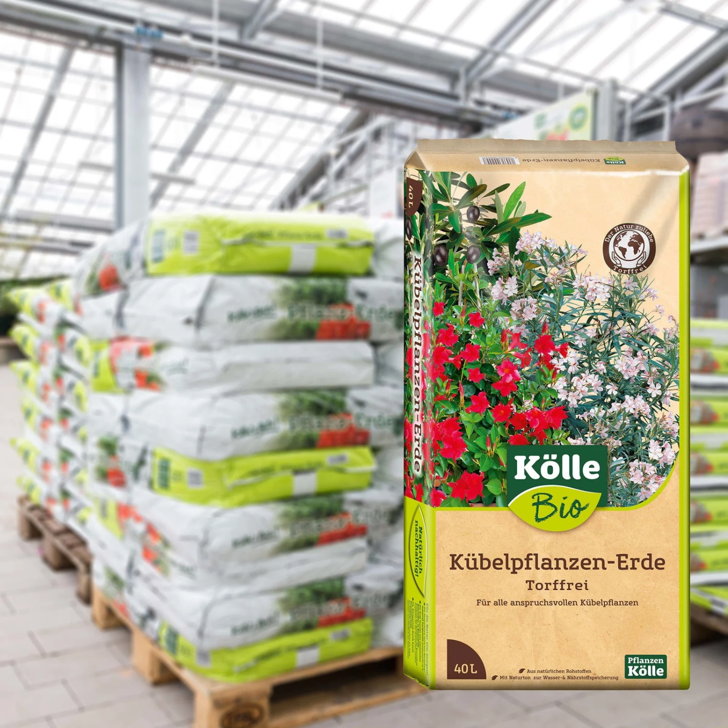 Kölle Bio Kübelpflanzenerde Torffrei, 1440l, 36 Sack á 40l 3 Kölle Bio Kübelpflanzenerde Torffrei, 1440l, 36 Sack á 40l