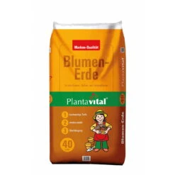 Plantavital Blumenerde, 2400l, 60 Sack á 40l -Die grüne Ecke 0960350005 Plantavital Blumenerde 40l Palette 60St 88567