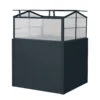 Mini-Gewächshaus, Anthrazit, 87 X 87 X 76 Cm -Die grüne Ecke 0980200186 Mini Gewaechshaus 94155