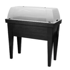 Hochbeet Mit Deckel, Anthrazit, Ca. 100 X 50 X 107 Cm -Die grüne Ecke 0980250129 Hochbeet mit Beinen und Deckel anthrazit L100xB50xH107cm1 74200