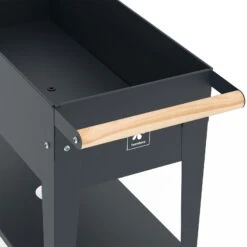 Hochbeet-Trolley Mit Rädern, Anthrazit, Metall, 75 X 35 X 80 Cm, 47 L -Die grüne Ecke 0980250141 Urban Garden Trolly auf Raedern anthrazit 5 84497