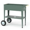 Hochbeet Urban Garden Trolley, Grün, 75 X 35 X 80 Cm -Die grüne Ecke 0980250161 Urban Garden Trolley auf Raedern Oak Green 1 108092