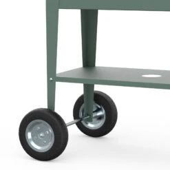 Hochbeet Urban Garden Trolley, Grün, 75 X 35 X 80 Cm -Die grüne Ecke 0980250161 Urban Garden Trolley auf Raedern Oak Green 2 108097