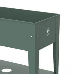 Hochbeet Urban Garden Trolley, Grün, 75 X 35 X 80 Cm -Die grüne Ecke 0980250161 Urban Garden Trolley auf Raedern Oak Green 3 108096