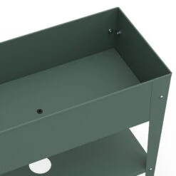 Hochbeet Urban Garden Trolley, Grün, 75 X 35 X 80 Cm -Die grüne Ecke 0980250161 Urban Garden Trolley auf Raedern Oak Green 4 108095