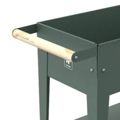 Hochbeet Urban Garden Trolley, Grün, 75 X 35 X 80 Cm -Die grüne Ecke 0980250161 Urban Garden Trolley auf Raedern Oak Green 5 108093