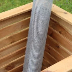 Hochbeetgitter, Stahl Verzinkt, 13 X 101,5 X 19 Cm -Die grüne Ecke 0980250200 Hochbeetgitter verzinkt 18 126011