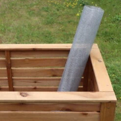 Hochbeetgitter, Stahl Verzinkt, 13 X 101,5 X 19 Cm -Die grüne Ecke 0980250200 Hochbeetgitter verzinkt 1 126013