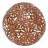 Eisen-Kugel 'Blüte', Rost, Ø 18,5 Cm -Die grüne Ecke 0980306559 Kugel Bluete rost 109989